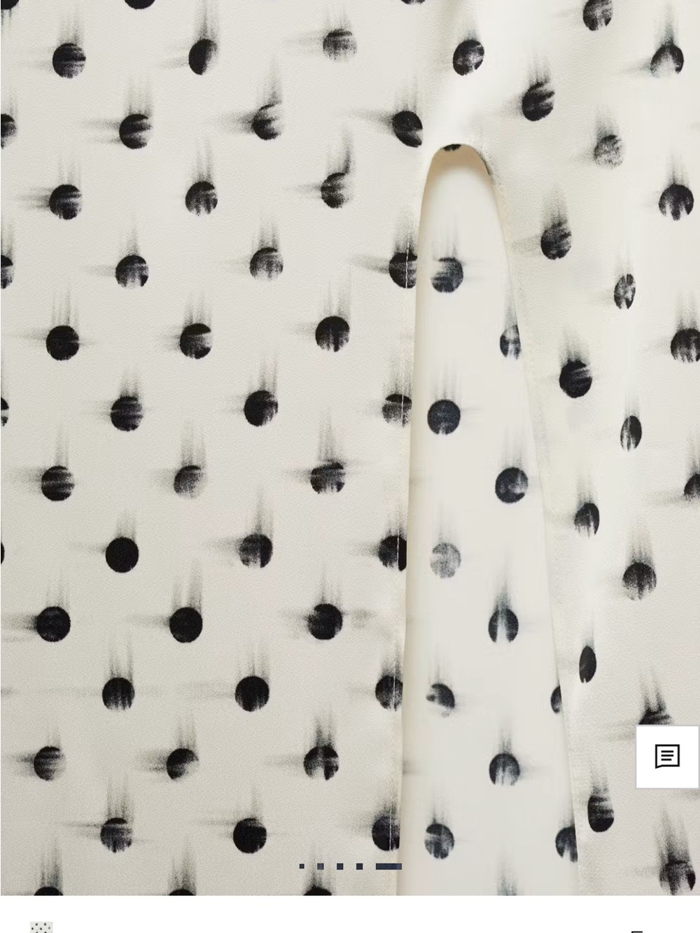 MANGO PRINTED CUT-OUT DETAIL DRESS - Picture 8 of 8